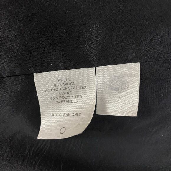 Classiques Entier Blazer Womens 10 Black Longline Jacket Minimalist Office Work - Picture 13 of 14